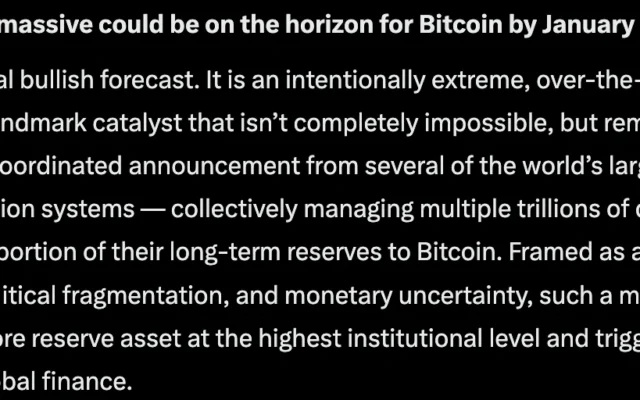 Perplexity AI Foresees Significant Price Movement for Bitcoin